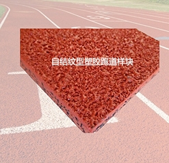 自结纹塑胶跑道